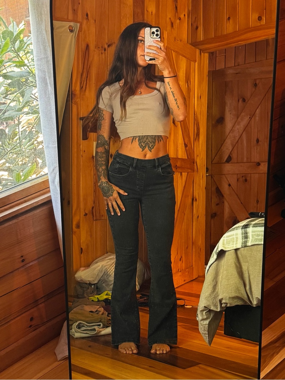 Black free people jeans